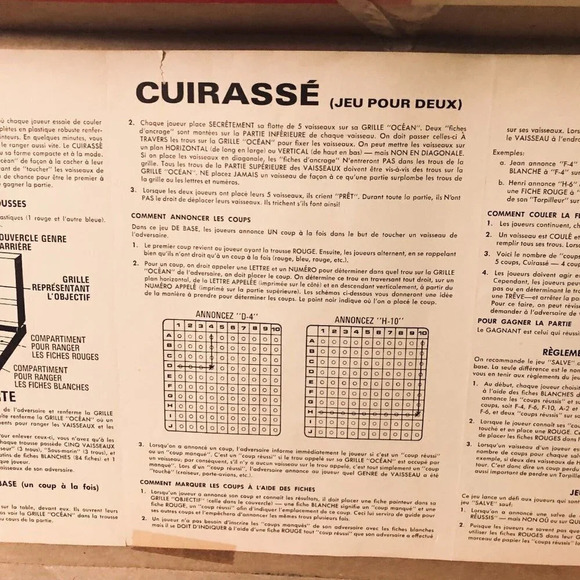 Vintage 1971  Battleship Board Game Milton Bradley Damaged Box - Picture 12 of 16